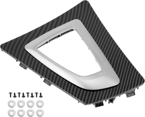 Gear Shift Panel Shifter Bezel Frame Cover for BMW 3 4 Series F30 F31 F34 F35 F32 F33 F36 No.51169234131 Center Console Control Panel Trim Black, Silver Tone in Kuwait