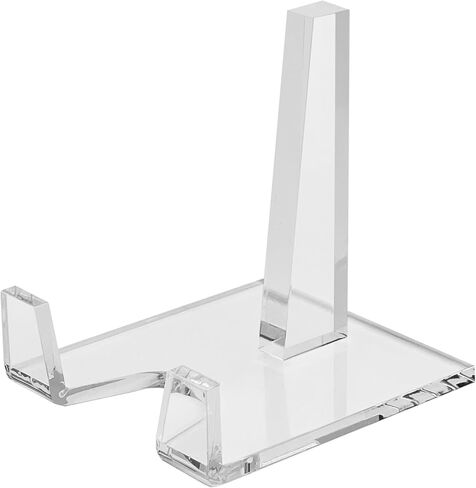 Studio Decor 3" Clear Post Easels – Acrylic Display Stands for Photos, Mini Art, Memorabilia & Collectibles, Freestanding Design, 10 Pack in Kuwait