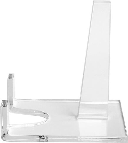 Studio Decor 3" Clear Post Easels – Acrylic Display Stands for Photos, Mini Art, Memorabilia & Collectibles, Freestanding Design, 10 Pack in Kuwait