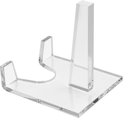 Studio Decor 3" Clear Post Easels – Acrylic Display Stands for Photos, Mini Art, Memorabilia & Collectibles, Freestanding Design, 10 Pack in Kuwait