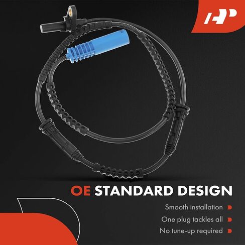 A-Premium ABS Wheel Speed Sensor Compatible with Mini Models - Cooper 2009-2013 - Rear Driver and Passenger Side, 2-PC Set, Replace# 34526773020, 34526793820 in Saudi Arabia