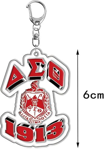 Sorority Gifts Paraphernalia 5 Pack - Acrylic Keychain Set for Sisters, Bulk Friendship Gifts with Individually Wrapped Key Chains for Sisterhood, Best Friends in Saudi Arabia