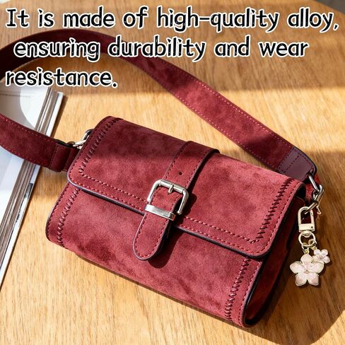 سلاسل مفاتيح على شكل زهرة رائعة للنساء من Ymcafmo، حلية سلسلة مفاتيح أنيقة، ملحقات حقيبة ومحفظة لحقائب اليد وحقائب الظهر - إكسسوارات أنيقة (9 قطع) in Kuwait