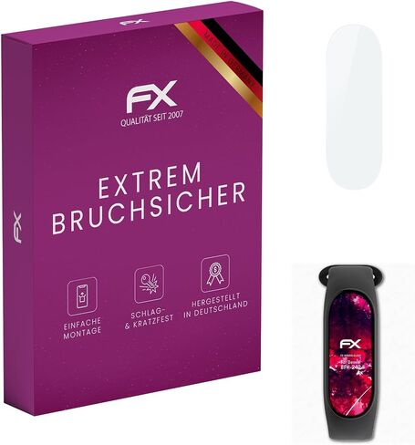 atFoliX Plastic Glass Protective Film Compatible with Denver BFH-242 Glass Protector, 9H Hybrid-Glass FX Glass Screen Protector of Plastic in Kuwait