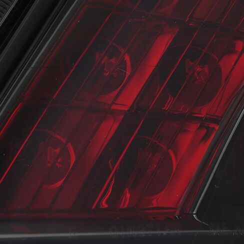 AKKON - Fits 2012-2014 Nissan Maxima Chrome Smoked Tail Lights Pair Driver+Passenger w/LED DRL Running Lamp Replacement in Saudi Arabia