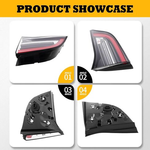 Right Inner Tail Light Assembly Compatible with 2021-2023 Model 3 & Y Passenger Side Trunk Light Rear Lamp 4 Pin 1502089-00-B (Right) in Saudi Arabia