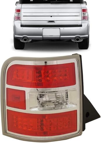 Tail Light For 2012-2019 Ford Flex SE SEL - Fits Driver Side - CAPA Certified - Tail Light Assembly Includes Lens, Housing, Bulbs - Replacement For CA8Z13405A in Kuwait