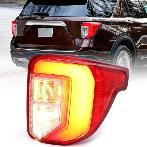 مجموعة مصابيح خلفية لسيارة Ford Explorer 2020-2024 ضوء الفرامل الخلفية الضوء الخلفي الجانب الأيمن للراكب RH LB5Z-13404-C in Kuwait