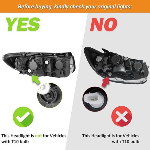 WEELMOTO Halogen Headlights for 2007-2012 Hyundai Santa Fe, Headlamp Compatible with 2007 2008 2009 2010 2011 2012Santa Fe Replacement Driver & Passenger Side Black Housing Amber Reflector in Saudi Arabia