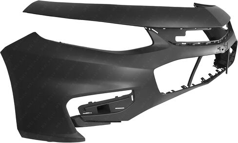 BUMPERS THAT DELIVER - Painted To Match, Front Bumper Cover Fascia Compatible with 2016 2017 2018 Chevy Malibu LT & Premier w/LED Lamps 16 17 18, GM1000998 in Saudi Arabia