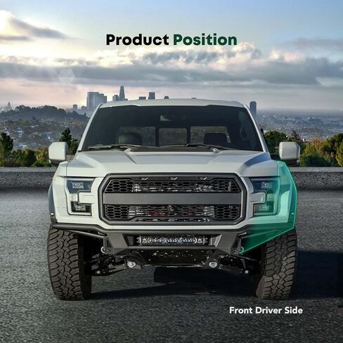 YHTAUTO Front Driver Side Bumper Bracket Fits Chevrolet Silverado 1500 2016-2018, Silverado 1500 LD 2019, Silverado 2500 HD/Silverado 3500 HD 2015-2019, Side Mounting Guide in Saudi Arabia