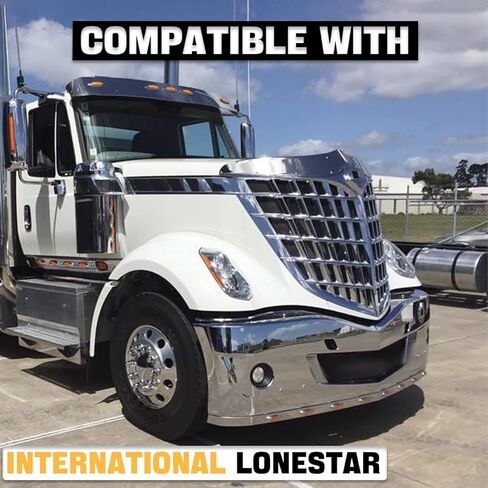 LONESTAR Chrome Steel Bumper | Durable Anti-Rust Design, 1-Year Warranty in Kuwait