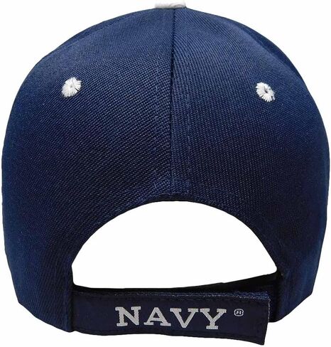 U.S. Navy Eagle Anchor Defending Freedom Since 1775 Swirls Navy Blue 100% Acrylic Adjustable Embroidered Cap Hat - CAP596E in Saudi Arabia