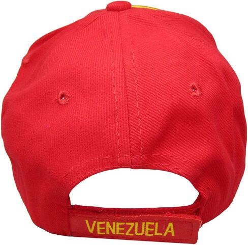 Venezuela 7 Star Red Royal Blue Yellow Letters Crest Patch On Side Embroidered Hat Cap in Saudi Arabia