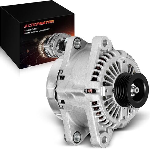 Alternator Fits For:-Nissan Altima S Sl Base 2007-2013 2.5L, Sentra 2007-2012, Rogue 2011-2013, Rogue Slecte 2014-2015 2.5L L4 12V 110A 6Grooves, 23100-JA02A, 2609555, 849054, N11258 (ALL-NEW) in Kuwait