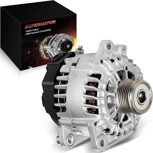 Alternator Fits For:-Nissan Altima S Sl Base 2007-2013 2.5L, Sentra 2007-2012, Rogue 2011-2013, Rogue Slecte 2014-2015 2.5L L4 12V 110A 6Grooves, 23100-JA02A, 2609555, 849054, N11258 (ALL-NEW) in Kuwait