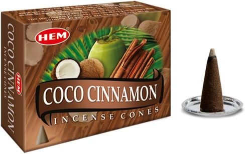 HEM Incense Cones Incense Cones Coco Cinnamon Cinnamon 12 x 10 Items = 120 in Kuwait