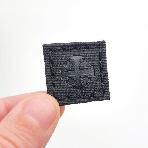 Jerusalem Cross IR Patch – 2x2 Inch Tactical Morale Patch with Hook & Loop Backing for Gear, Backpacks & Vests in Saudi Arabia