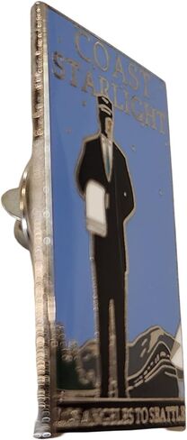 Amtrak Coast Starlight Collector Edition قبعة طية صدر السترة مطلية بالمينا من سياتل إلى لوس أنجلوس in Kuwait