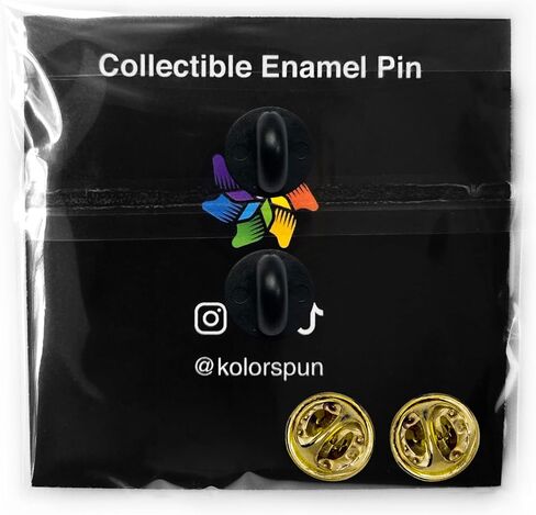 Kolorspun Hiking Cat Enamel Lapel Pin in Saudi Arabia