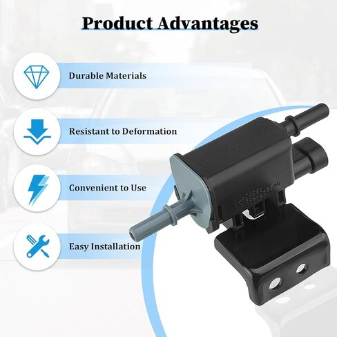 صمام تطهير علبة بخار السيارة، OEM# 12597567 214-1680 صمام تطهير علبة بخار السيارة، ملف لولبي، ملحقات بديلة للسيارات، متوافق مع Trailblazer Express Avalanche in Kuwait