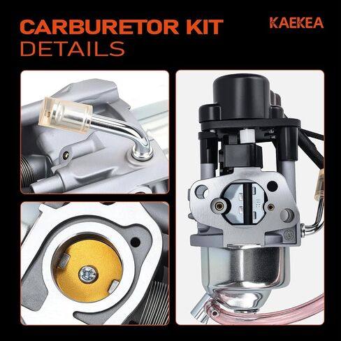 50040195 Carburetor Kit Compatible with Cummins Onan P4500i Westinghouse Igen4500 4500W/3700W Inverter Generators W 224cc Engines Include 2 Stepper Motors in Kuwait