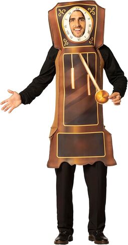 زي الهالوين على شكل ساعة الجد، للنساء والرجال، مقاس واحد للبالغين in Kuwait