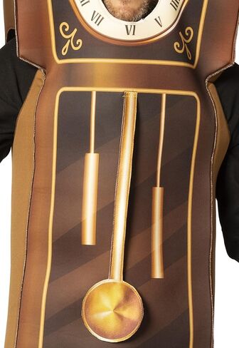 زي الهالوين على شكل ساعة الجد، للنساء والرجال، مقاس واحد للبالغين in Kuwait