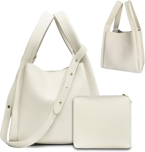 Bucket Bags for Women Leather Crossbody Bucket Handbag Bucket Purses with Removable Shoulder Strap in Saudi Arabia