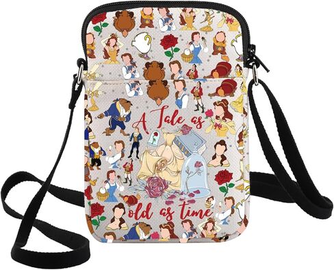 G2TUP Beaty Belle Crossbody Bag Princess Belle Fans Gift Tale As Old As Time Fairy Tale Belle Shoulder Bag Belle Merch in Saudi Arabia