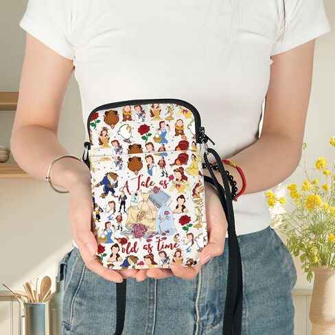 G2TUP Beaty Belle Crossbody Bag Princess Belle Fans Gift Tale As Old As Time Fairy Tale Belle Shoulder Bag Belle Merch in Saudi Arabia