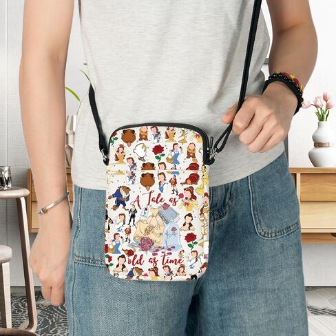 G2TUP Beaty Belle Crossbody Bag Princess Belle Fans Gift Tale As Old As Time Fairy Tale Belle Shoulder Bag Belle Merch in Saudi Arabia