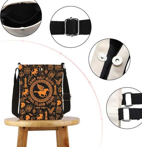 VAMSII Percy Inspired Crossbody Bag Percy Gift Bookish Gift in Saudi Arabia