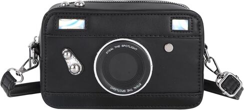 Felite Fnn Women Camera Shaped Crossbody Handbag Vintage PU Leather Shoulder Bag in Kuwait