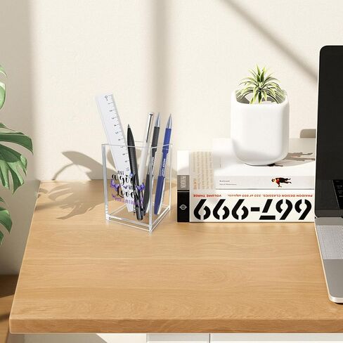 Purple Butterfly Gifts for Teens Bestie Work Friend Soul Sister Acrylic Bookmark Holder Pen Makeup Brush Pencil Cup Cute Mothers Day Gifts Birthday Christmas Butterfly Gift Office Home Desk Organizer in Kuwait