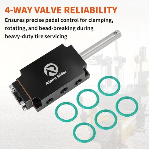 AUTOVIC Tire Changer 4-Way Spring Centered Foot Pedal Valve for Coats, Replaces 8183691 8184369 in Saudi Arabia