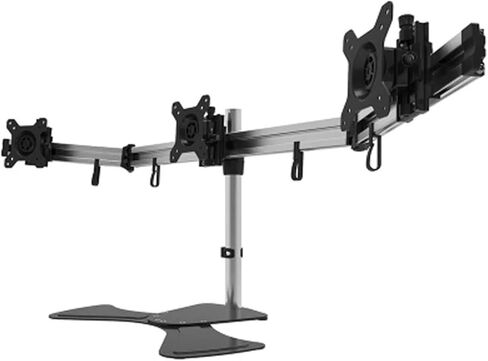 DL-NP230 Triple Screen 15-27 Inch LCD TV Desktop Mount Monitor Desktop Stand Triple Support Led Bracket LCD Screen in Saudi Arabia