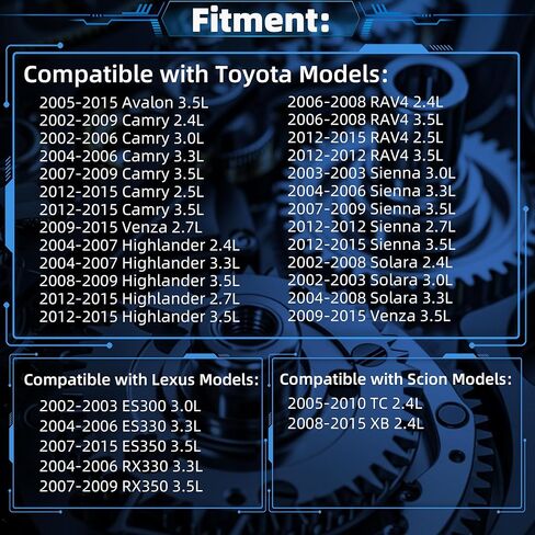 New Starter Motor 17825 Compatible with Toyota Camry Highlander RAV4 Avalon Sienna Solara Venza, Lexus ES300 ES350 RX330 RX350, Scion TC XB Replace OE 428000-5870 228000-9900 SND0347 in Kuwait