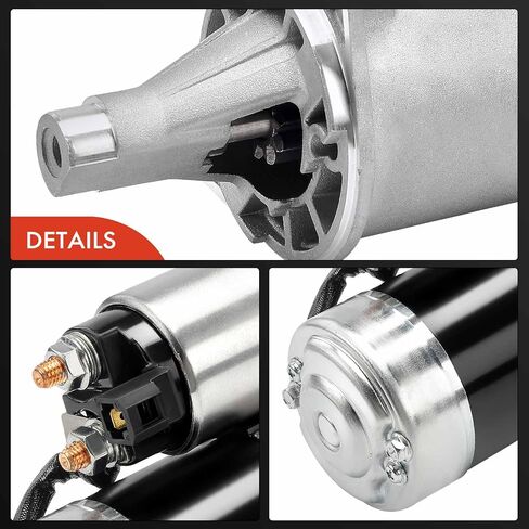 A-Premium Starter Motor Compatible with Dodge Stratus 1995-2000 & Chrysler Sebring 1996-2000, Cirrus 1995-2000, V6 2.5L, 12V 1.2KW 10-Teeth Clockwise in Saudi Arabia
