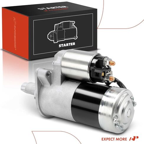 A-Premium Starter Motor Compatible with Dodge Stratus 1995-2000 & Chrysler Sebring 1996-2000, Cirrus 1995-2000, V6 2.5L, 12V 1.2KW 10-Teeth Clockwise in Saudi Arabia