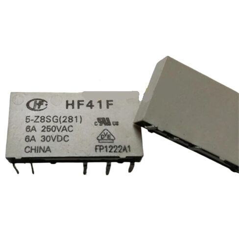 10 قطعة/الوحدة التتابع HF41F-5-Z8SG(281) 5 دبابيس in Kuwait