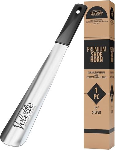 Velette 30 بوصة مقبض حذاء طويل جدًا للأحذية طويلة الرقبة ومساعد الأحذية وأبواق الأحذية لكبار السن والرجال والنساء والأطفال والبالغين in Kuwait