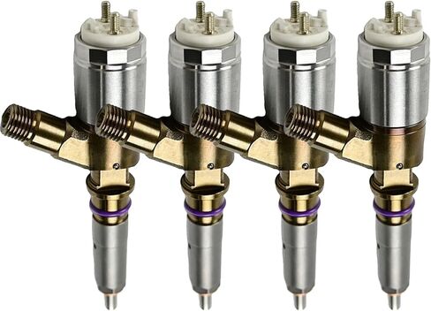 4PCS 320-0680 3200680 2645A747 10R-7672 Fuel Injector 320-0680 3200680 2645A747 Suitable for Caterpillar C6.6 C4.4 Engine M313D M318D M322D Excavator 450E 430E Loader CB-44B CB-54B CS-64B in Kuwait