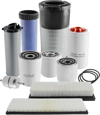 Maintenance Filter Kit Fit for Bobcat Skid Steer Loaders S62 S64 S66 S76, Track Loaders T62 T64 T66 T76 Replace 7386224 7386225 7414582 7336334 7319444 7343102 7348032 in Saudi Arabia