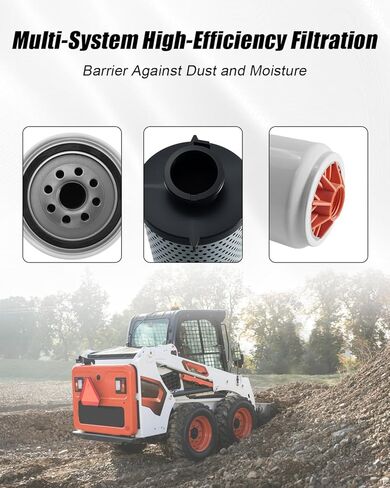 Maintenance Filter Kit Fit for Bobcat Skid Steer Loaders S62 S64 S66 S76, Track Loaders T62 T64 T66 T76 Replace 7386224 7386225 7414582 7336334 7319444 7343102 7348032 in Saudi Arabia