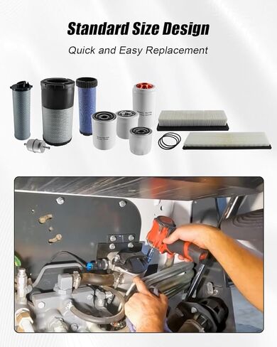 Maintenance Filter Kit Fit for Bobcat Skid Steer Loaders S62 S64 S66 S76, Track Loaders T62 T64 T66 T76 Replace 7386224 7386225 7414582 7336334 7319444 7343102 7348032 in Saudi Arabia