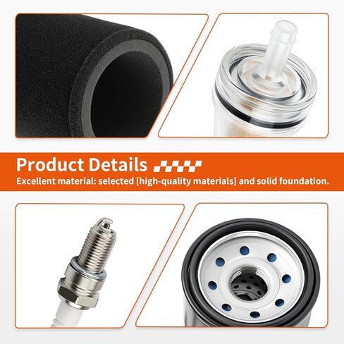 For Yamaha Grizzly Wolverine Kodiak Bruin 350 450 YFM350 YFM450 Air Filter W/Oil Filter + Spark Plug 2004-2014 5UH-E4451-10-00 in Saudi Arabia