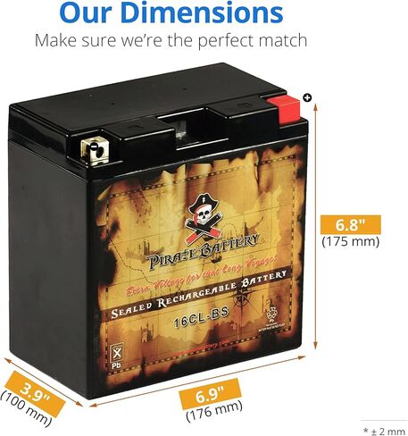 YB16CL-B ATV Battery for KAWASAKI Bayou 400 4x4 400CC 93-'00-18 Month Warranty in Kuwait