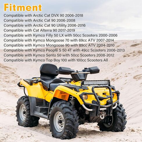 3303-143 مرحل الملف اللولبي للمبتدئين متوافق مع Kymco Mongoose 70 2007-2014 Mongoose 90 2004-2010 Arctic Cat 90 2006-2008 لاستبدال 38500-KKDK-900 in Kuwait