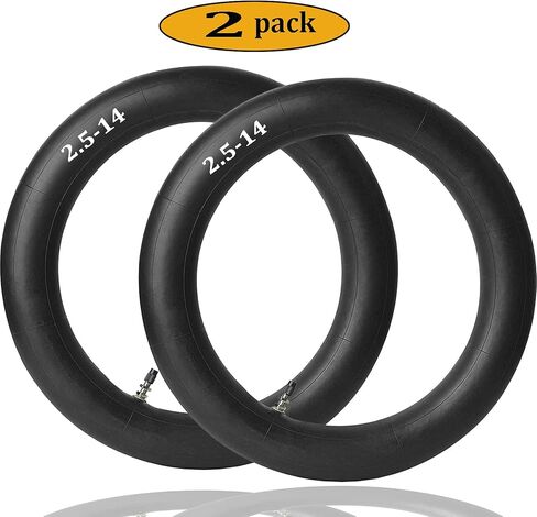 2.5/2.75-14 Inner Tube Replacement for 50cc 70cc 90cc 110cc 125cc Apollo rzf pw80 Dirt Pit Bike SSR YCF IMR Atomik Thumpstar BSE Kayo Stomp Piranha DHZ GPX Pitster SDG Lifan YX Parts (2-Pack) in Kuwait